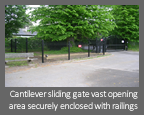 Automatic, Electric Sliding Cantilever Gate